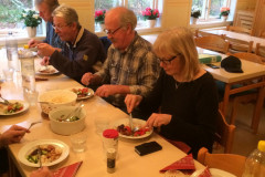 Arbetslunch scenbygget 90-öresrevyn 2017-01-03
