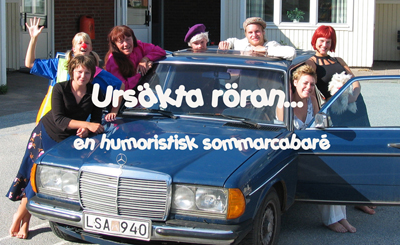Cabaré ”Ursäkta röran” som spelades på Henånkalaset  och sedan på Allmag 2005